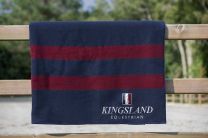 Kingsland Wool Blanket Navy 160x180