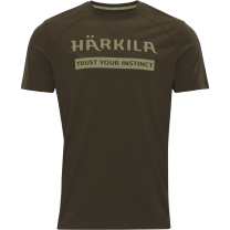 Härkila logo t-shirt 2-pack - Limited Edition Willow green/Oil green